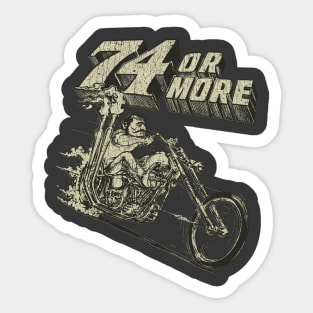 74 or More Chopper 1969 Sticker